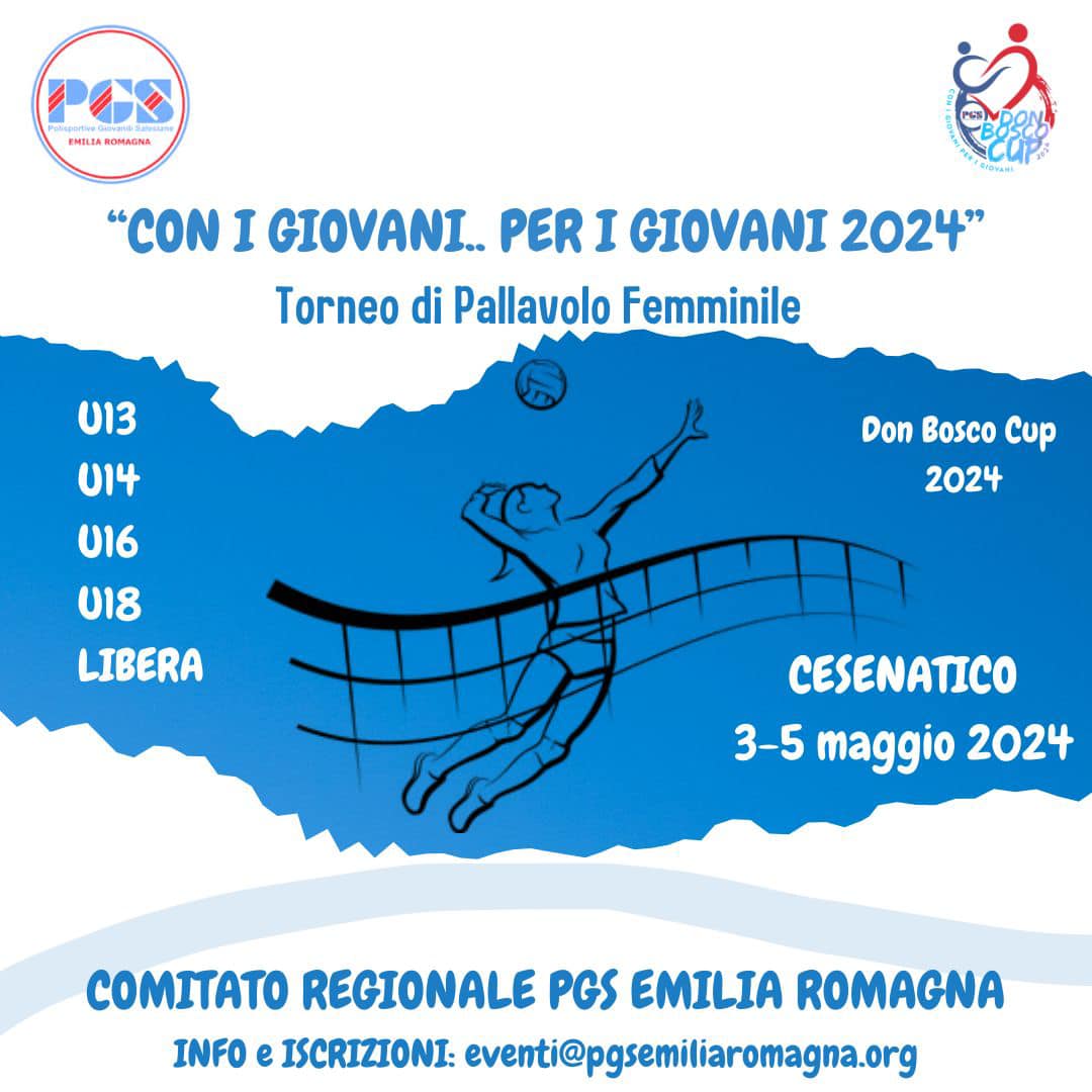 2024 TORNEO DI PALLAVOLO FEMMINILE Volantino